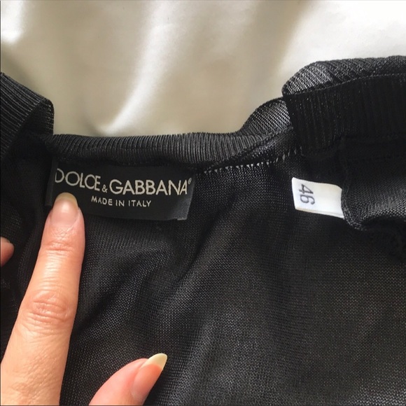 Dolce & Gabbana ivory sheer top- only the ivory color - Picture 9 of 9
